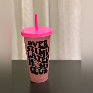 Color changing “overstimulated” cold cup